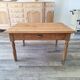 Farmhouse coffee table in solid wood, country style.