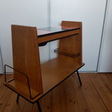 Vintage console furniture wood and formica