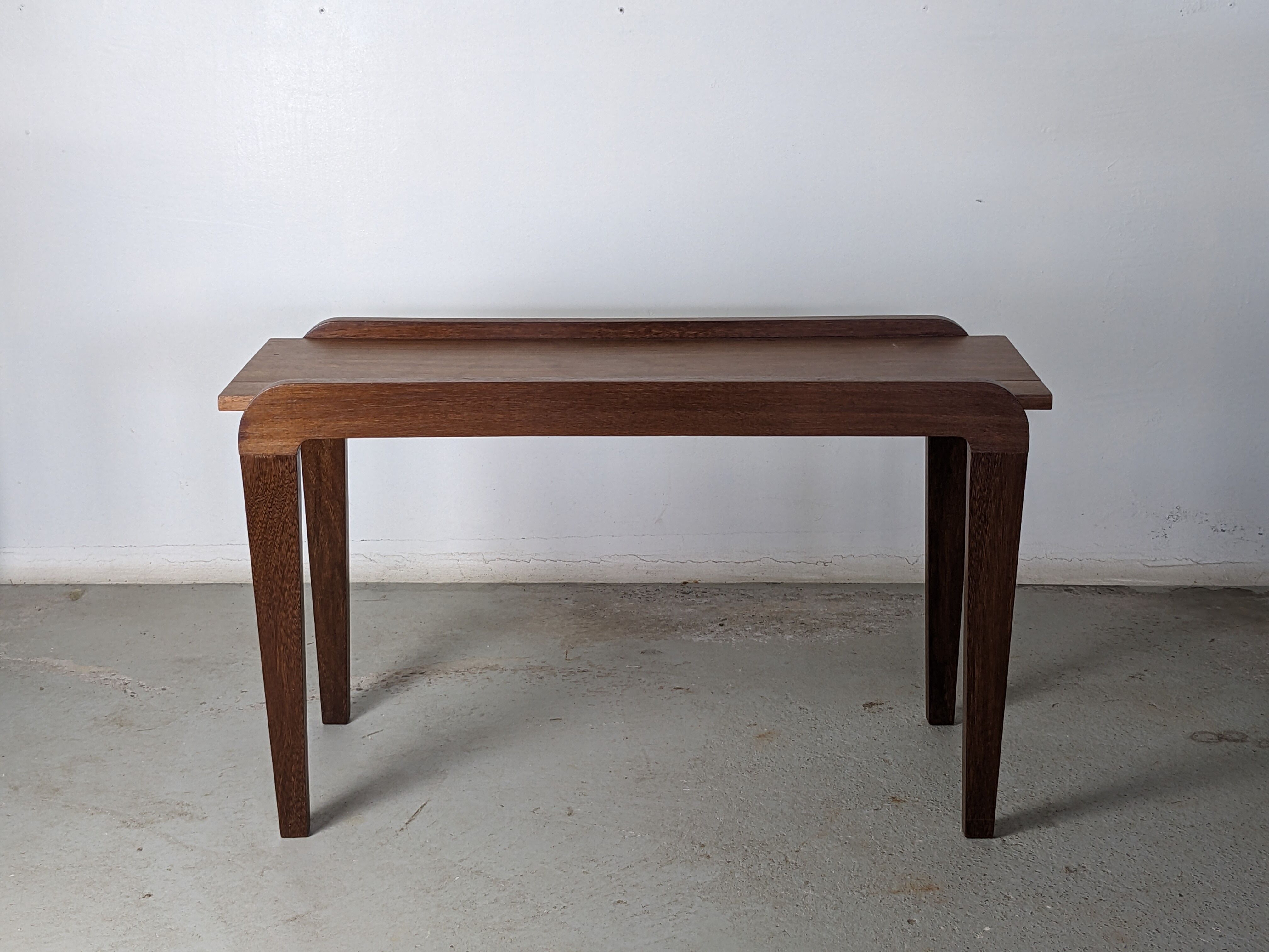 Modernist fruit wood bass console - 40s