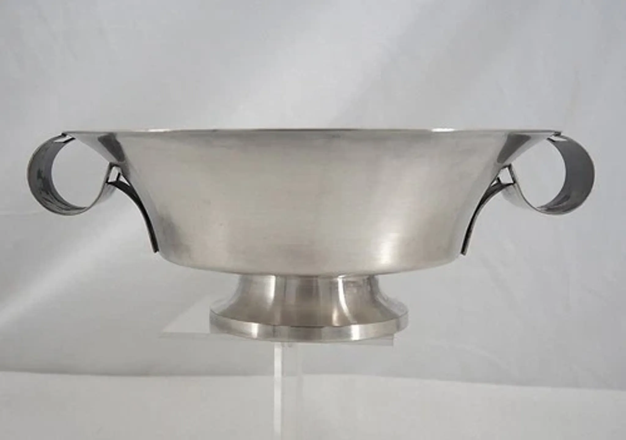 Christofle, Gallia, footed bowl, Art Deco, silver-plated, Fjerdingstad.