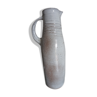 Enamelled sandstone pitcher Jeanne and Norbert Pierlot