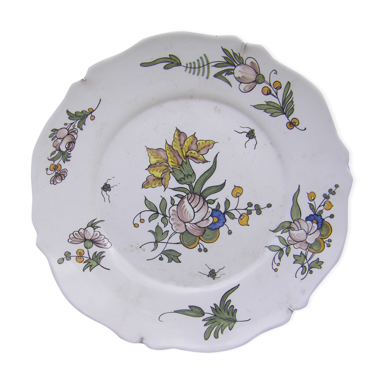 Earthenware plate by Émile Tessier