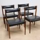 Set of 4 Scandinavian chairs in rosewood – Denmark – 1960s