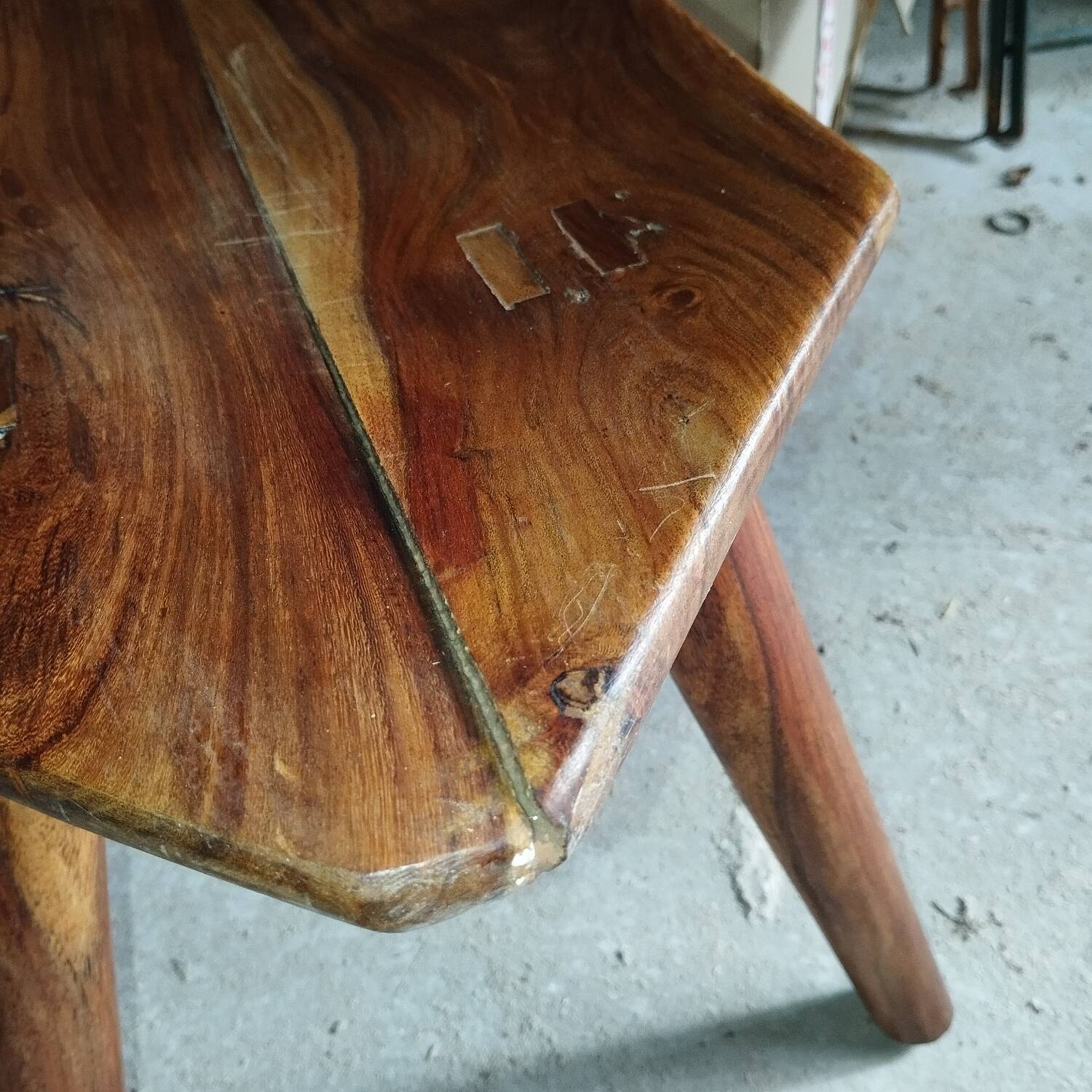 Pair of brutalist chairs from the 70s