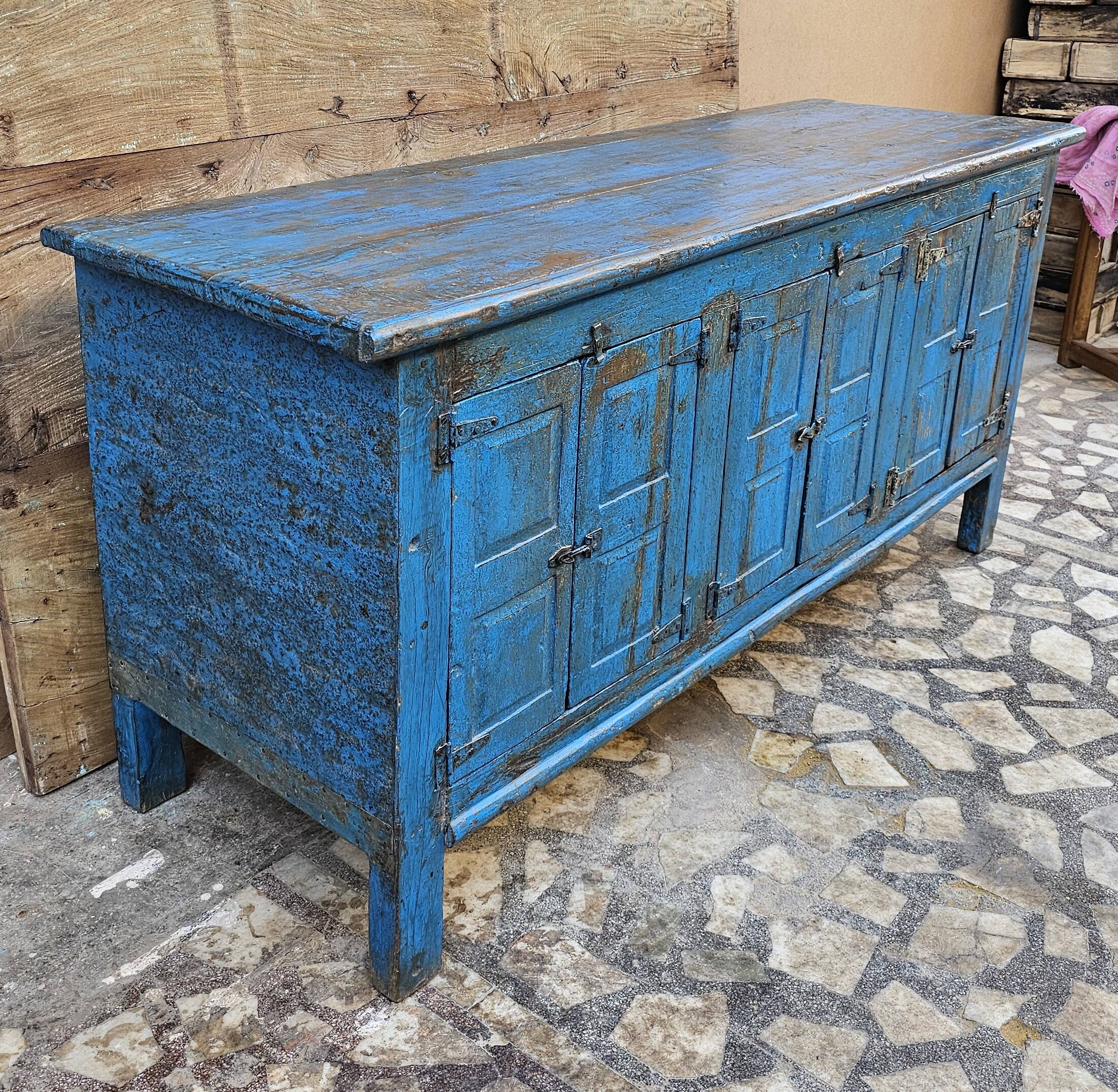 Ancien buffet en teck birman