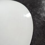 Suspension, Art Deco portable lamp in smooth opaline