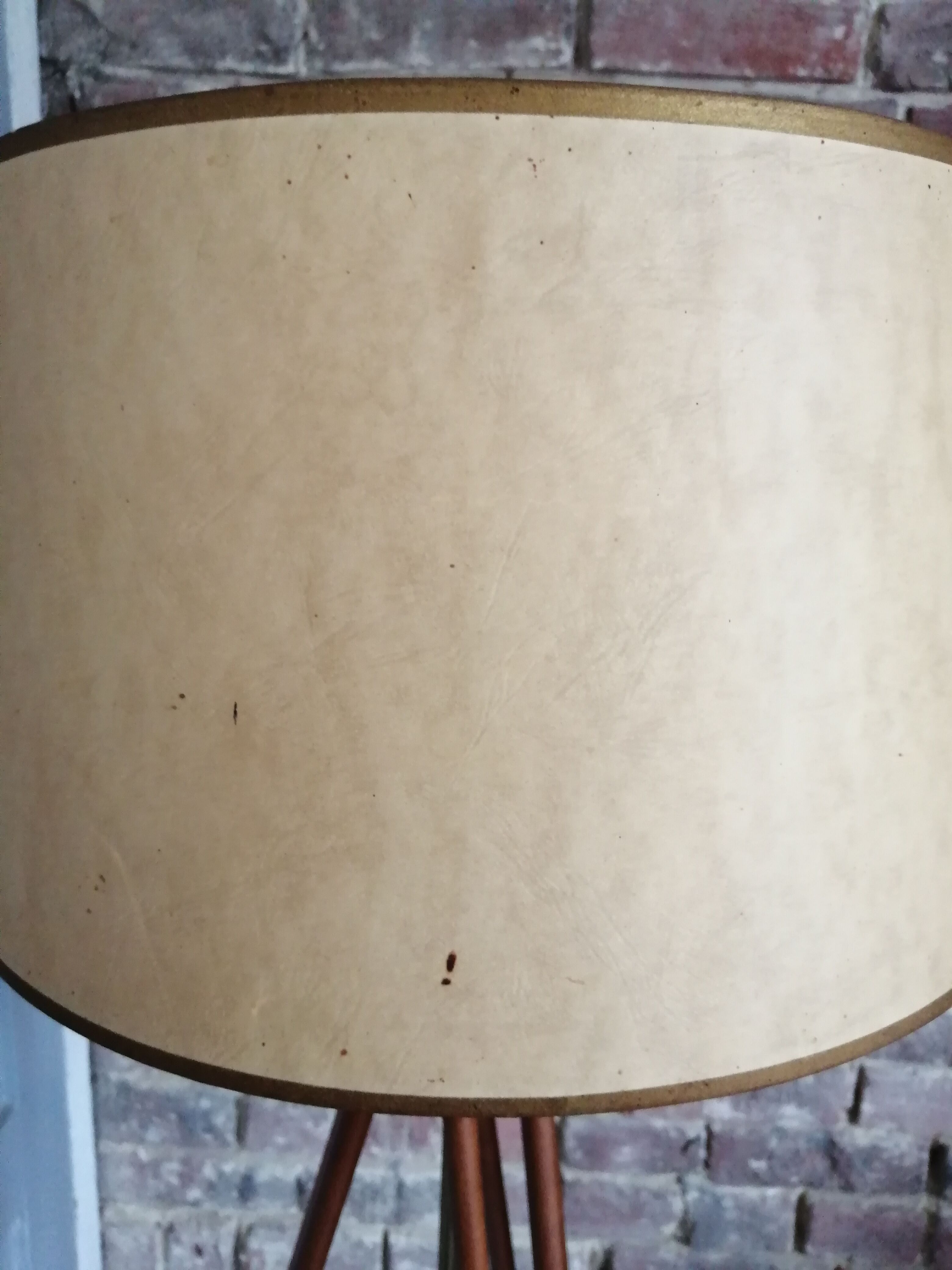 Lampadaire trépieds bois