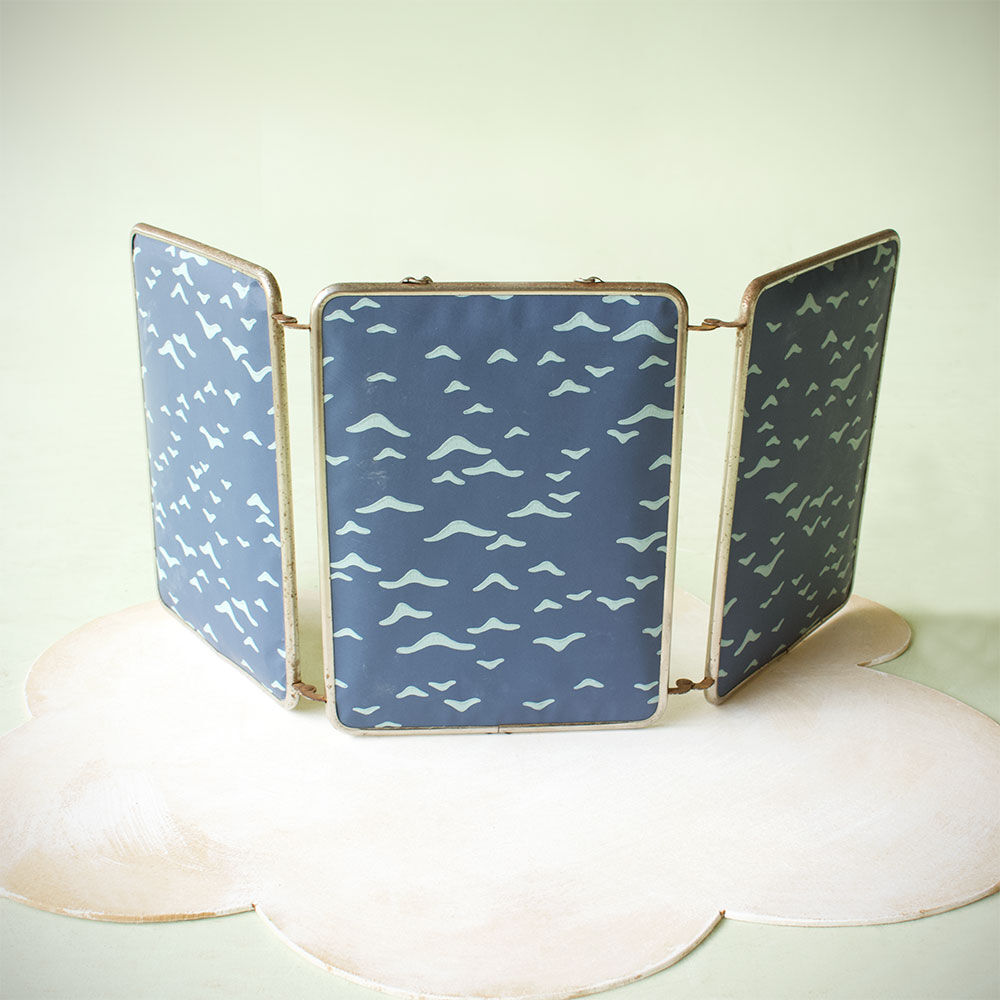 Mirror triptych 58x24cm