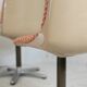 5 chairs "space age", Wilkhahn edition, plastic shells, star steel base. Circa 1970