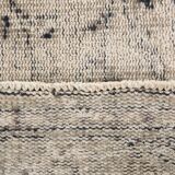 Tapis de course turc vintage en laine douce délavée, bleu marine, 2x9