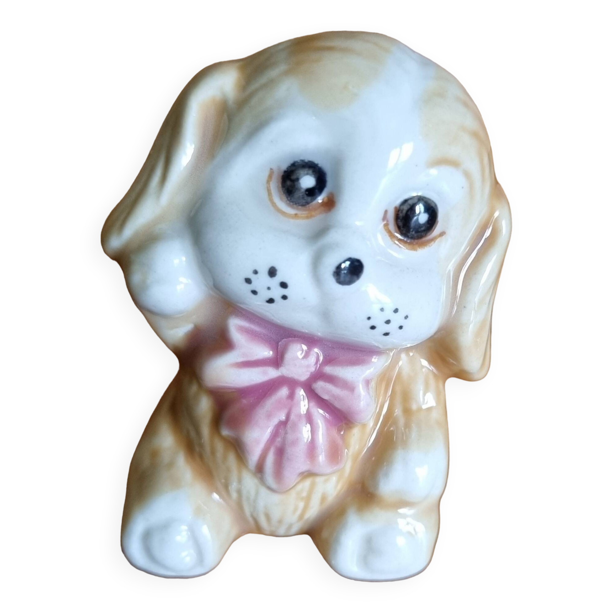 Ceramic dog figurine