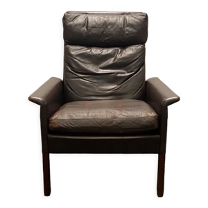 Fauteuil danois en cuir - hans olsen