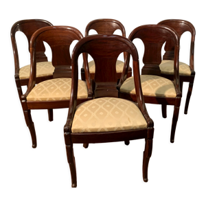 Suite de six chaises
