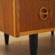 Commode en frêne des années 1970 avec des poignées distinctives, Danemark