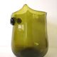Zoomorphic pot "owl" blown glass