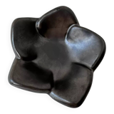 A.ferlay vallauris iridescent ceramic flower-shaped trinket dish
