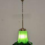 Art Nouveau style Murano glass pendant light circa 1950