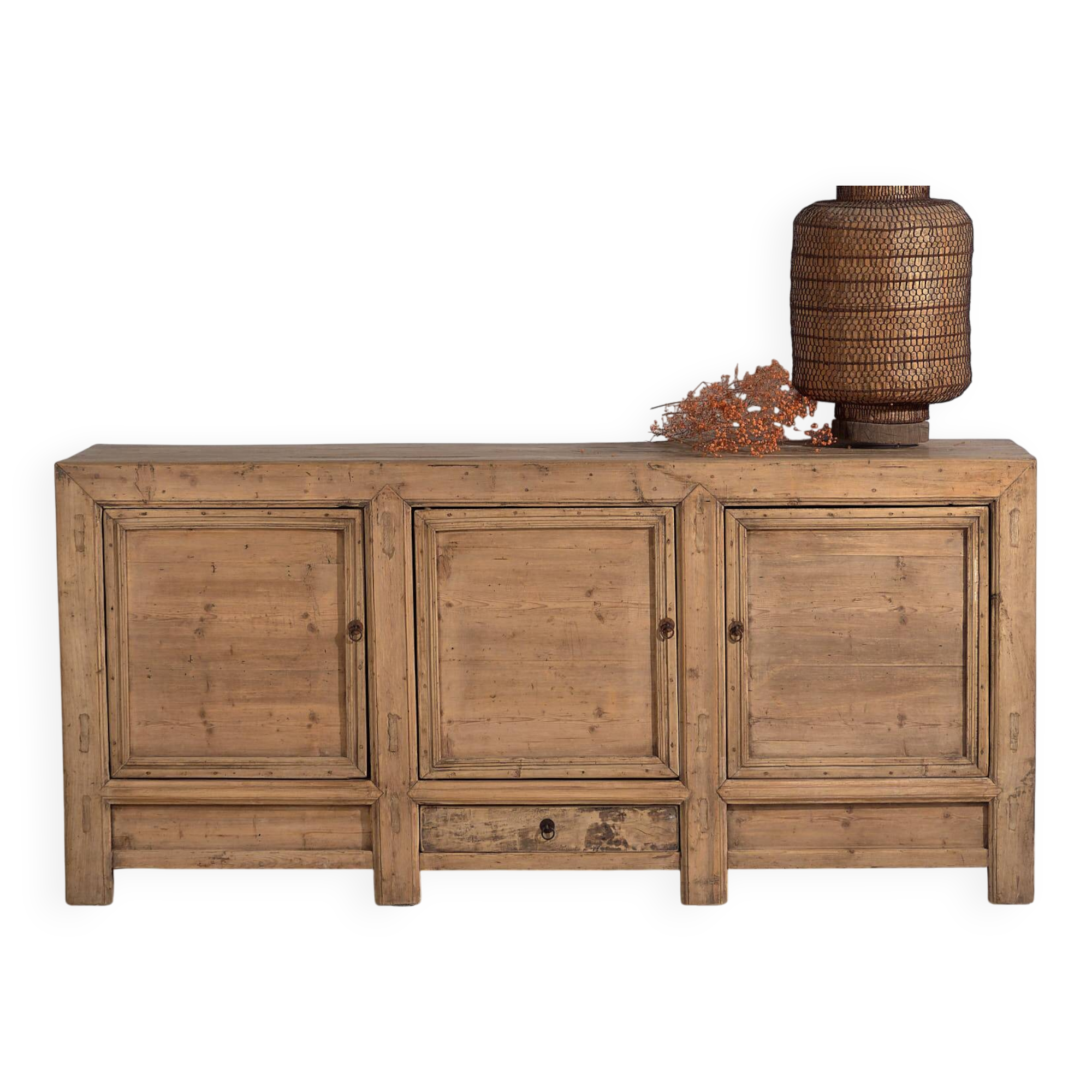 Large antique three-door sideboard (circa 1900) #38