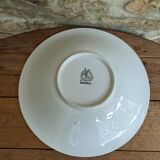 Ancien plat de service rond en céramique Moulin des loups & Hamage modèle Graciela