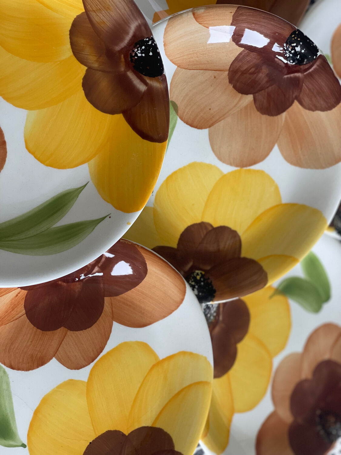 6 dessert plates Castellania 1970