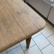 Table en chêne massif Art Déco Brut