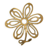 Brass flower trivet