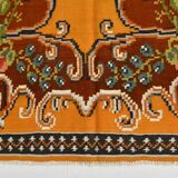 Wine Red & Orange Classic Vintage Kilim Rug, 171x289Cm