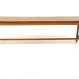 Minimalist teak bench, Sweden, 1960s