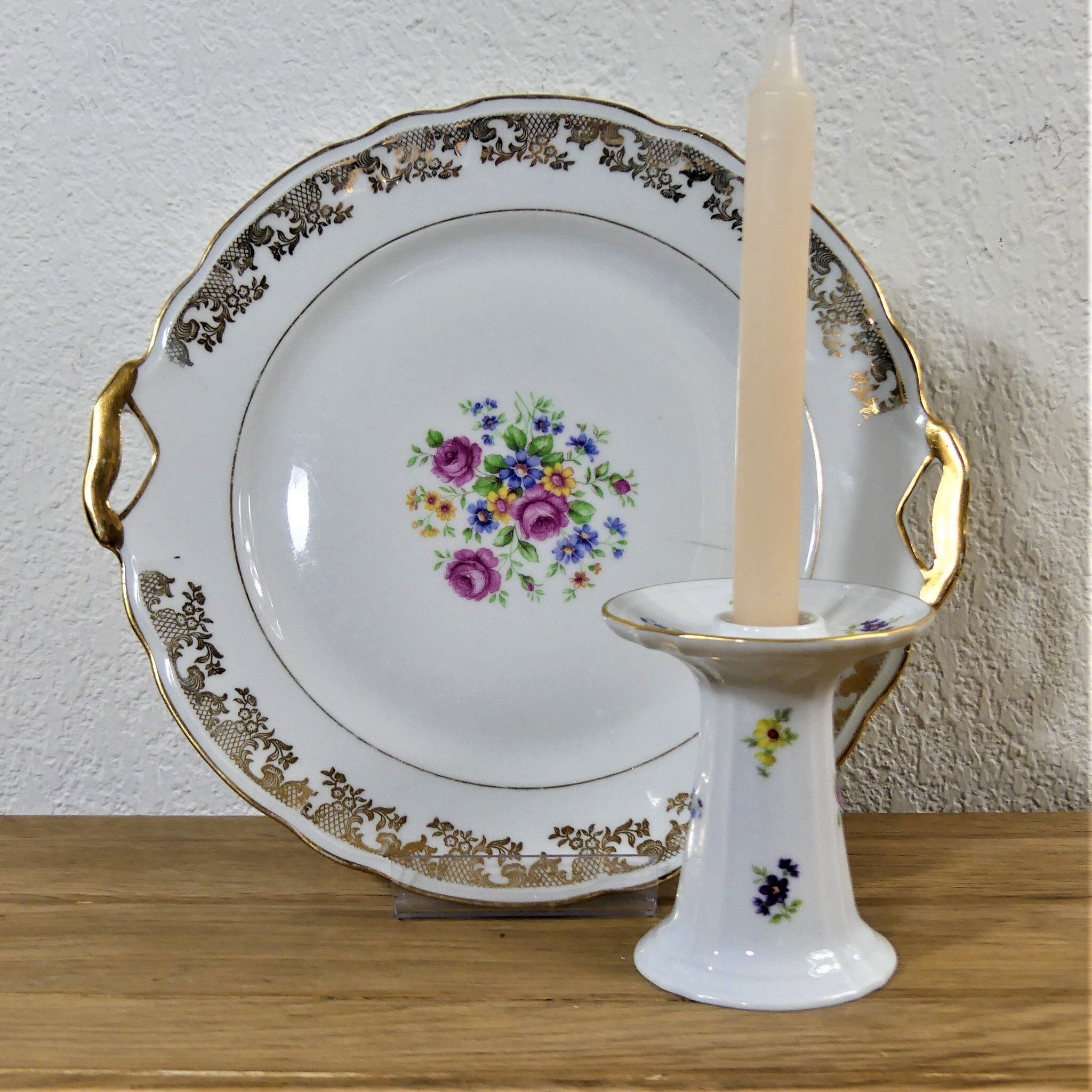 Cake dish - Vintage porcelain presentation dish