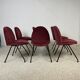 Serie de 6 chaises modèle 771 de Joseph-Andrè Motte édition Steiner