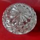 Bonbonnière, cut glass trinket dish.