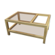 Table basse vintage 2 plateaux