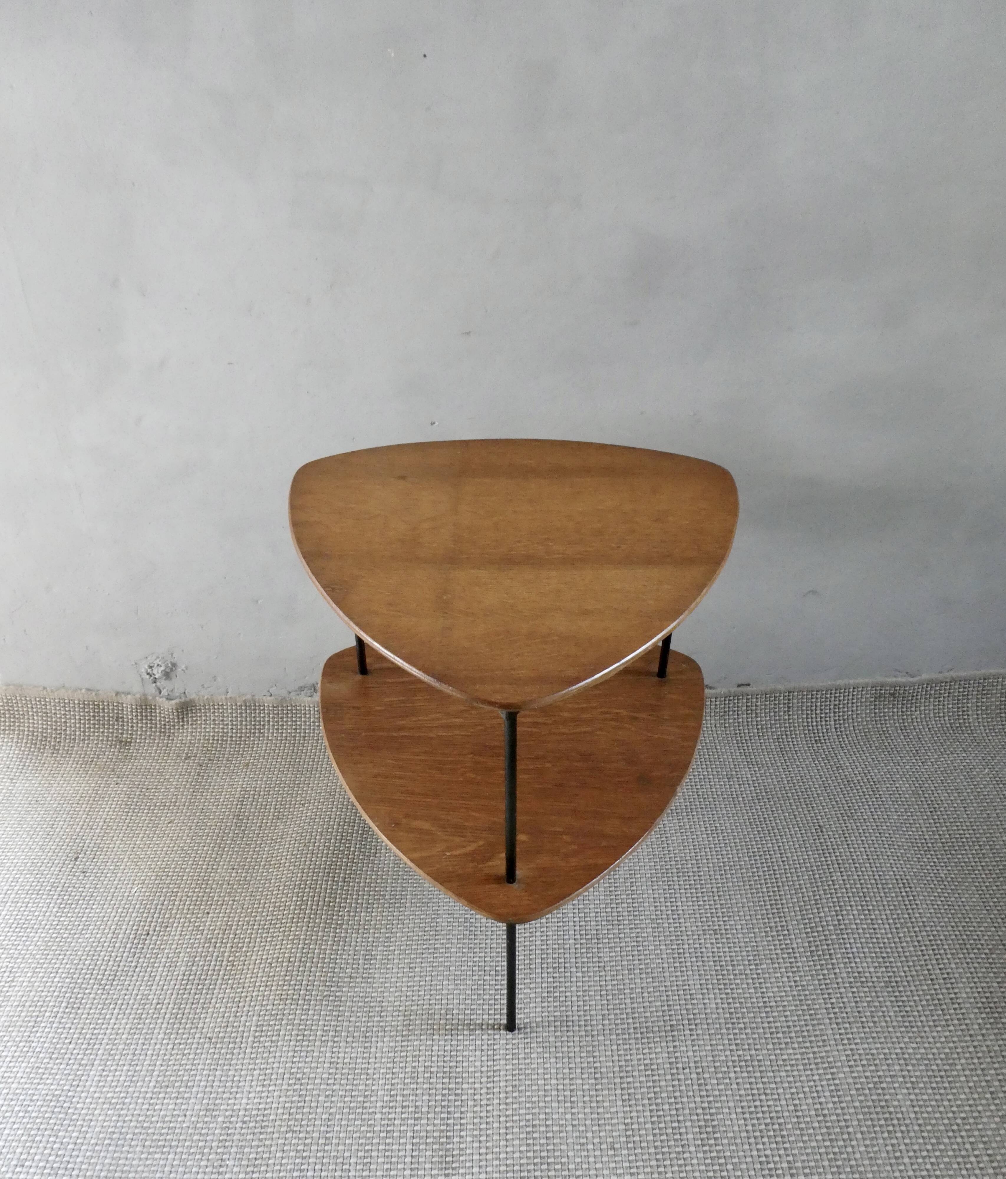 Guéridon tripode, table d'appoint, vers 1950