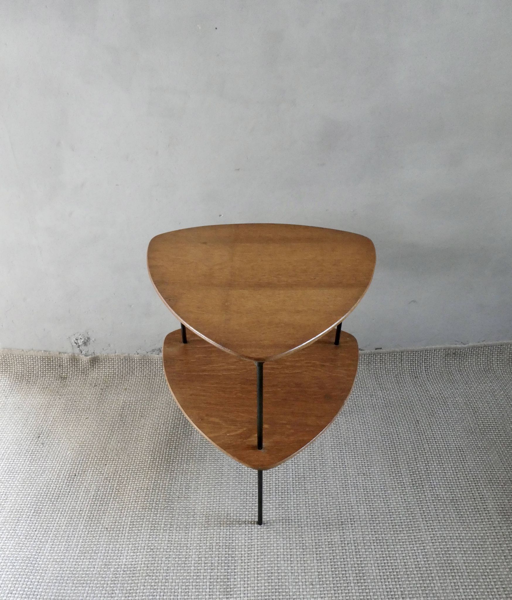 Guéridon tripode, table d'appoint, vers 1950