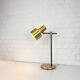 Desk lamp "Lento" Jo Hammerborg, Fog & Mørup, Brass, Denmark, 1960