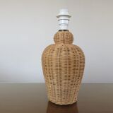 Lamp in rattan 60 70 years