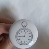 white ceramic door knobs with illustration