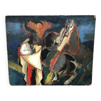 Cubist painting