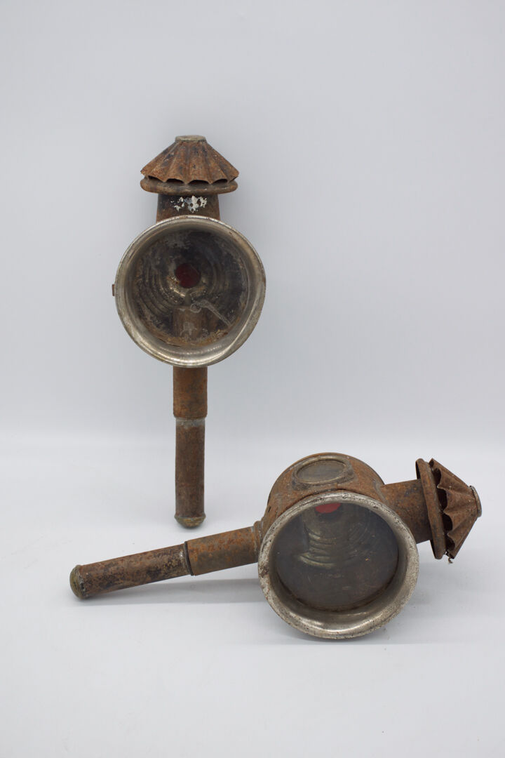 Pair of lanterns carriage 1900'
