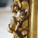 Miroir de cheminée XIXème siècle bois et stuc