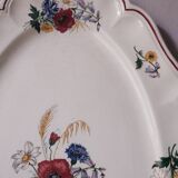 Sarreguemines oval dish