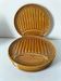 Set of 6 asparagus barbotine plates