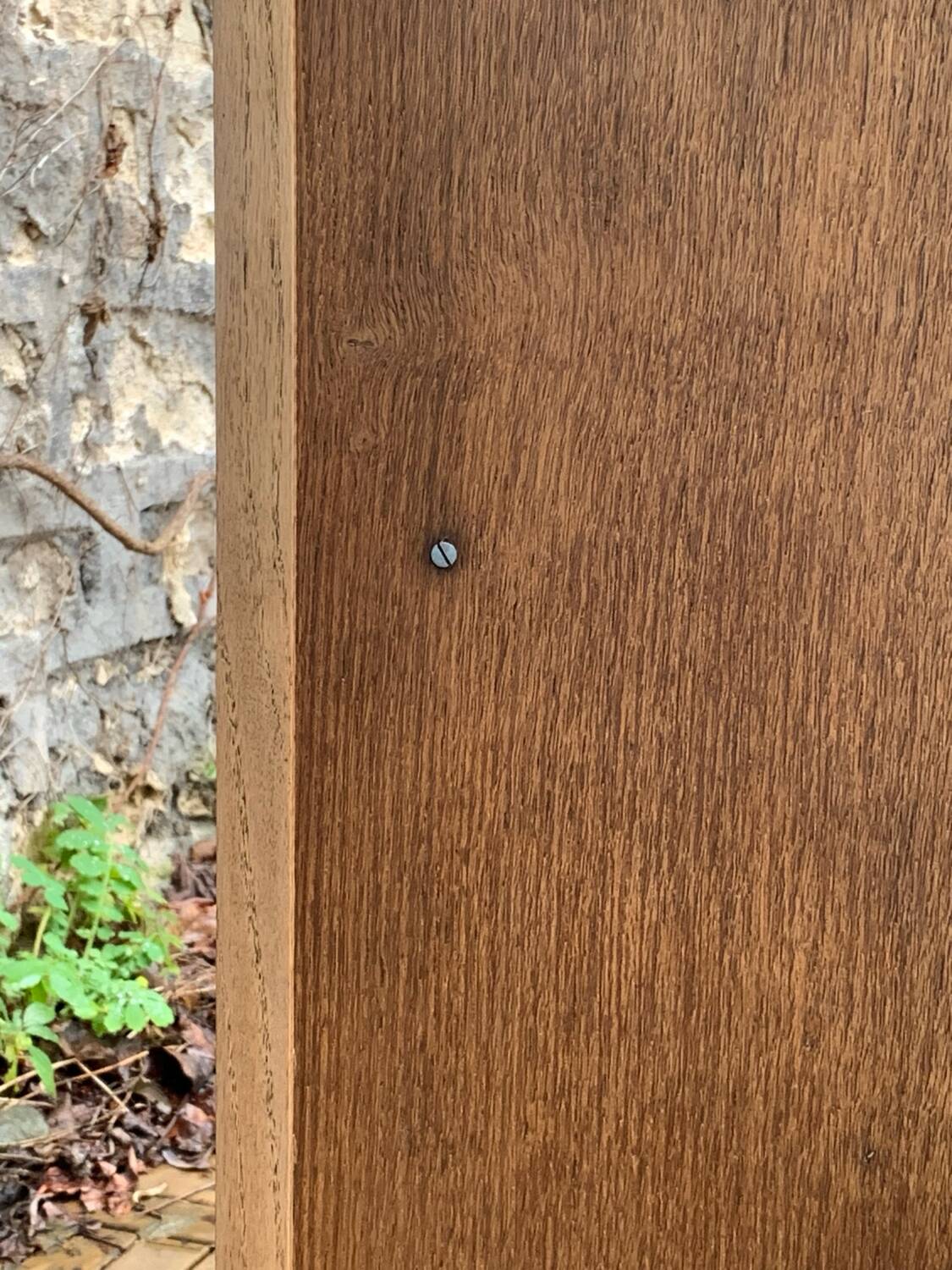Parisian art deco sideboard in raw oak 1930