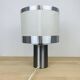 Reggiani cylinder lamp brushed metal 70s
