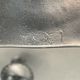 Pair of pewter candle holders - Made in Italy - 70s