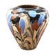 Vase dripping in varnished earth