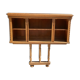 Neoclassical entrance cabinet library and servant