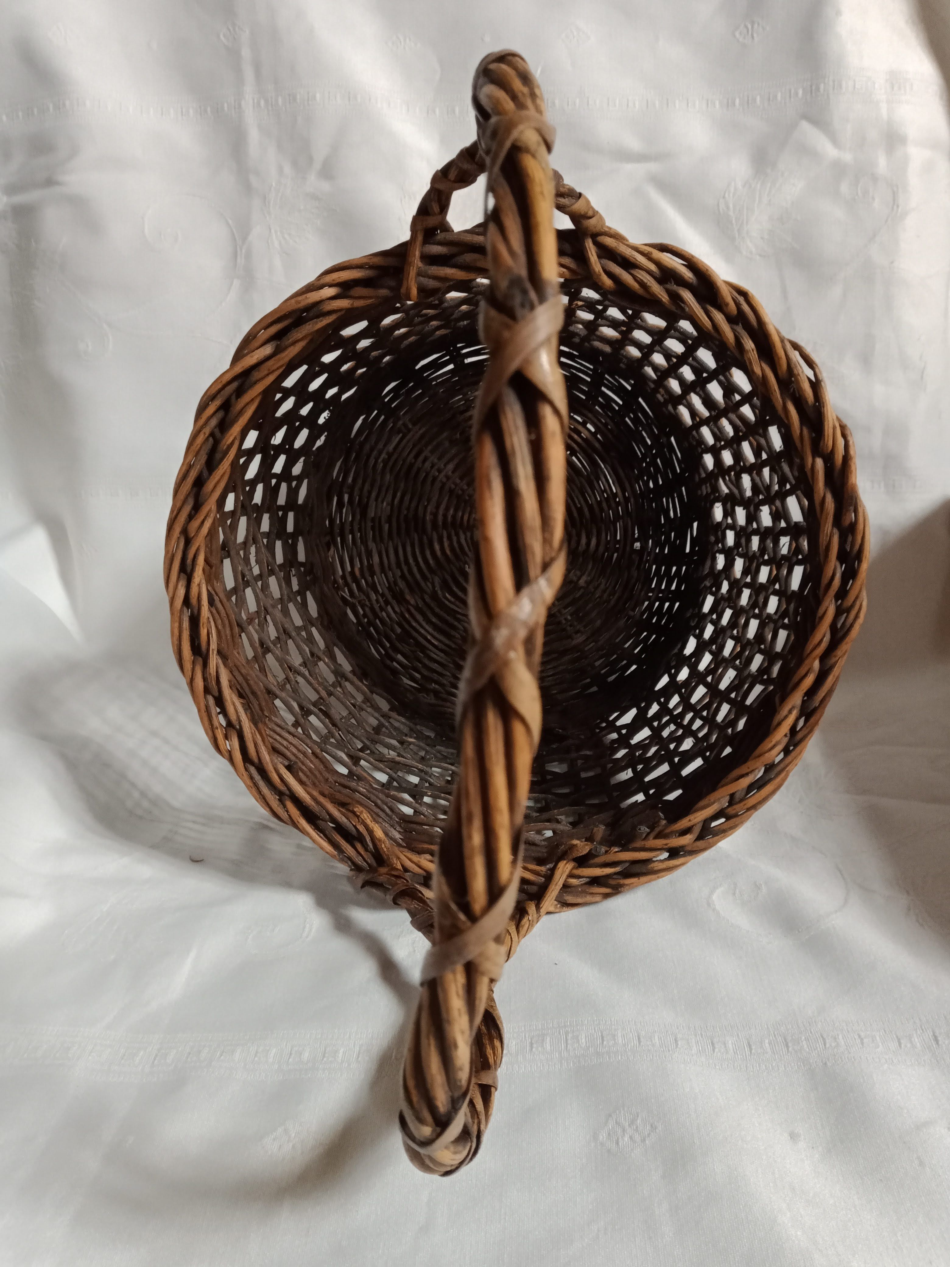 Antique wicker basket