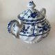 Johnson Bros English porcelain sugar bowl, Indies pattern