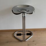 Chrome Tractor Stool by Rodney Kinsman for Bieffeplast